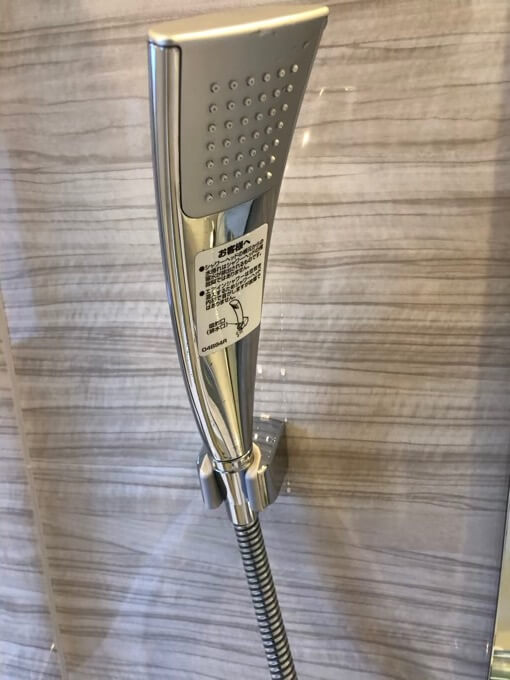 住友林業の標準シャワーヘッドはTOTOエアインシャワー