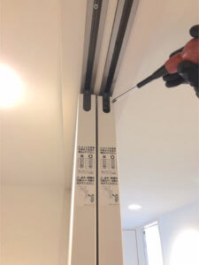 引き戸建具の調整