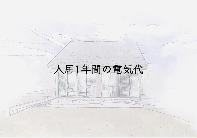 入居１年目の電気代