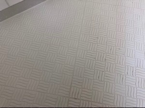 左側が掃除済み 右側が掃除前