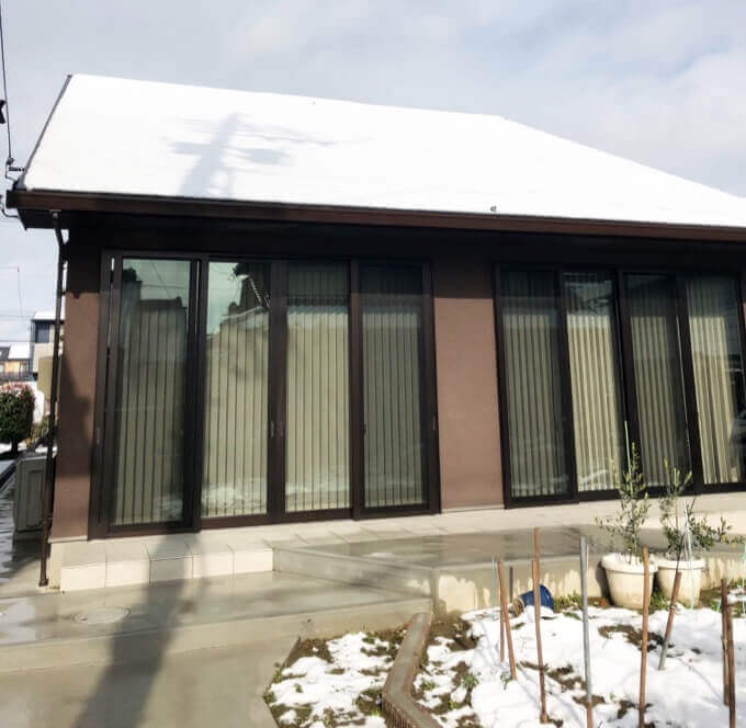 完工した外構の様子