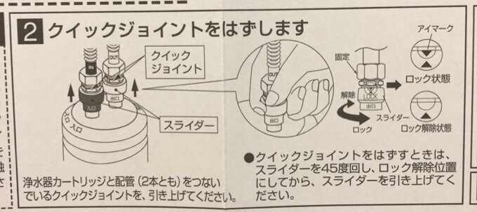 浄水器のカートリッジ交換5