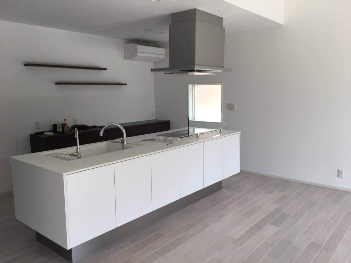 住友林業の平屋グランドライフWEB内覧会写真キッチン