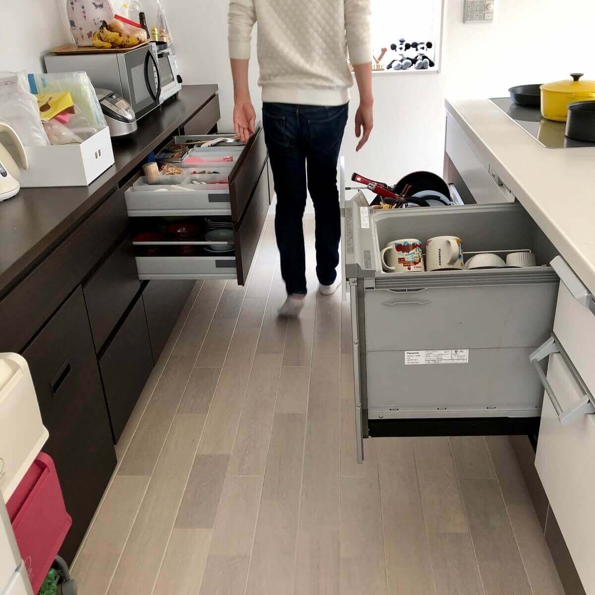 キッチンの狭いスペース