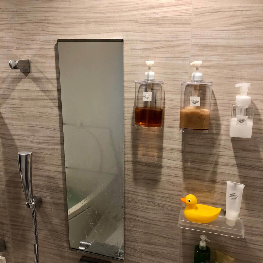 横一列に並べた例